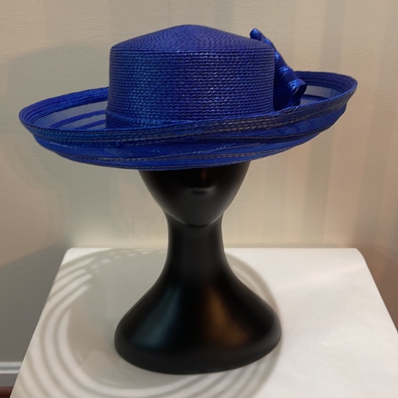 Summer Hat With Back Bow & Flower - Picture 4 of 5